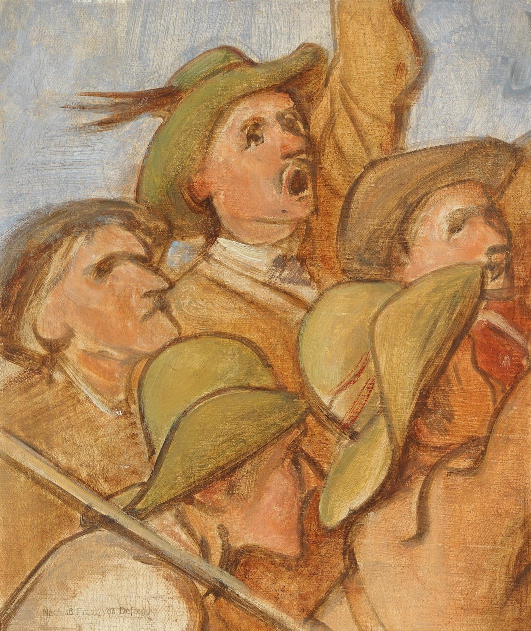 Farmerek (tiroli szabadságharcosok) alkotó: Franz Defregger