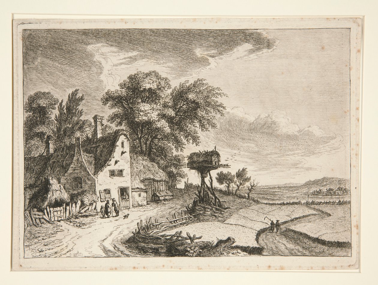 Táj farm alkotó: Franz Edmund Weirotter
