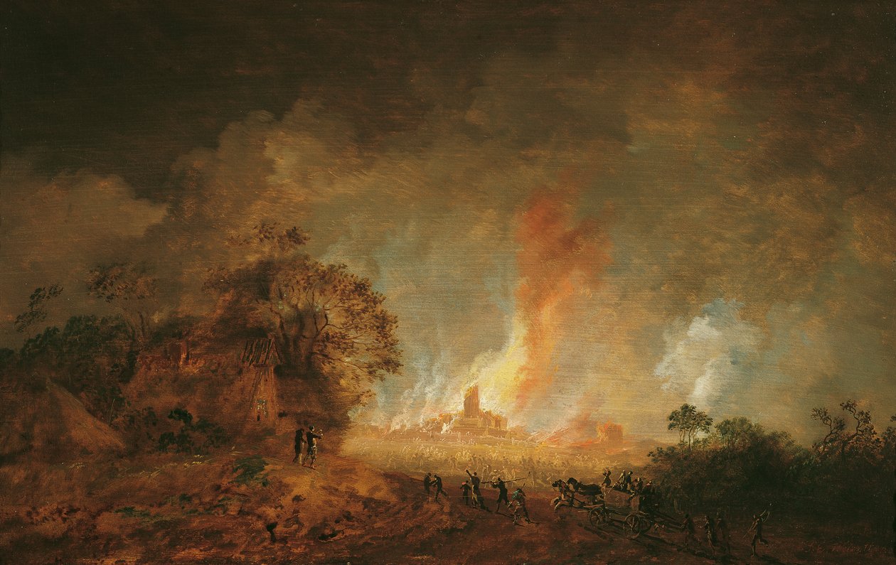Nagy éjszakai tűz alkotó: Franz Edmund Weirotter