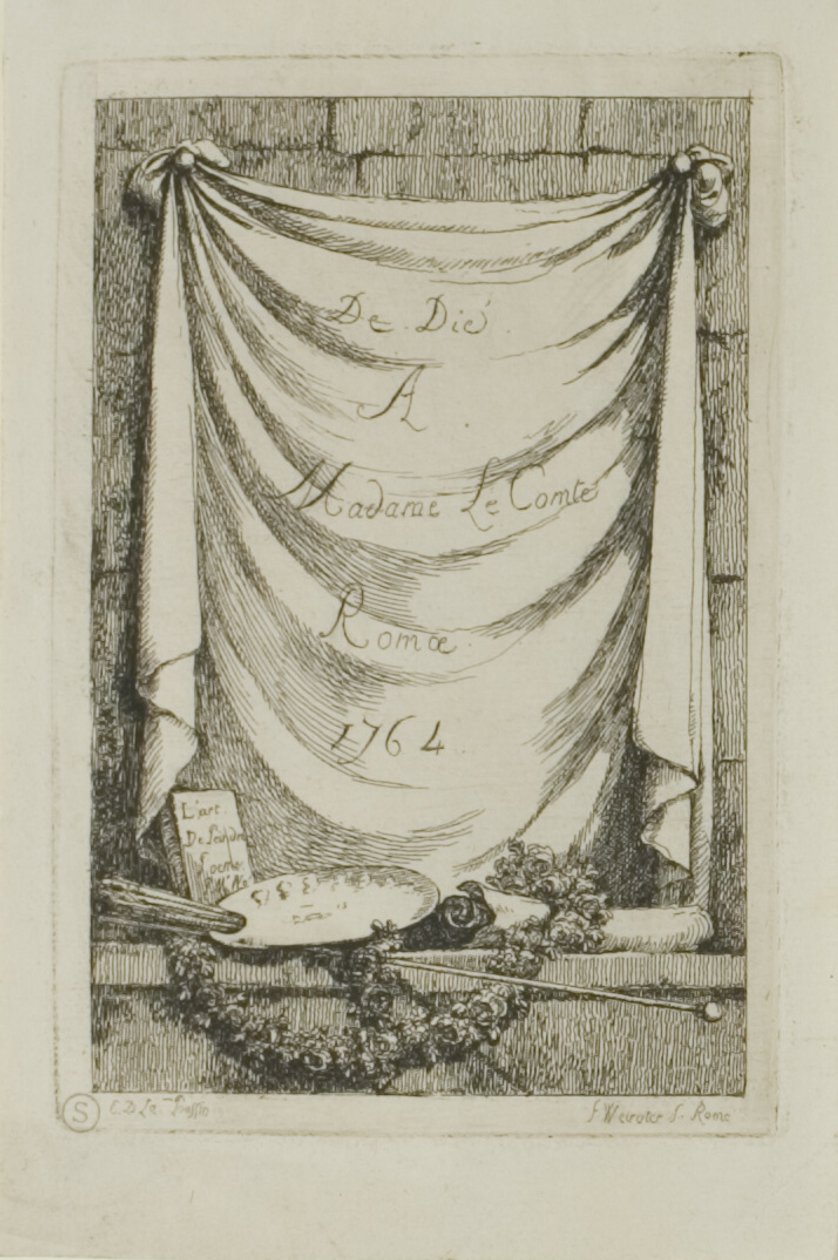 Tányér, Nella Venuta alkotó: Franz Edmund Weirotter