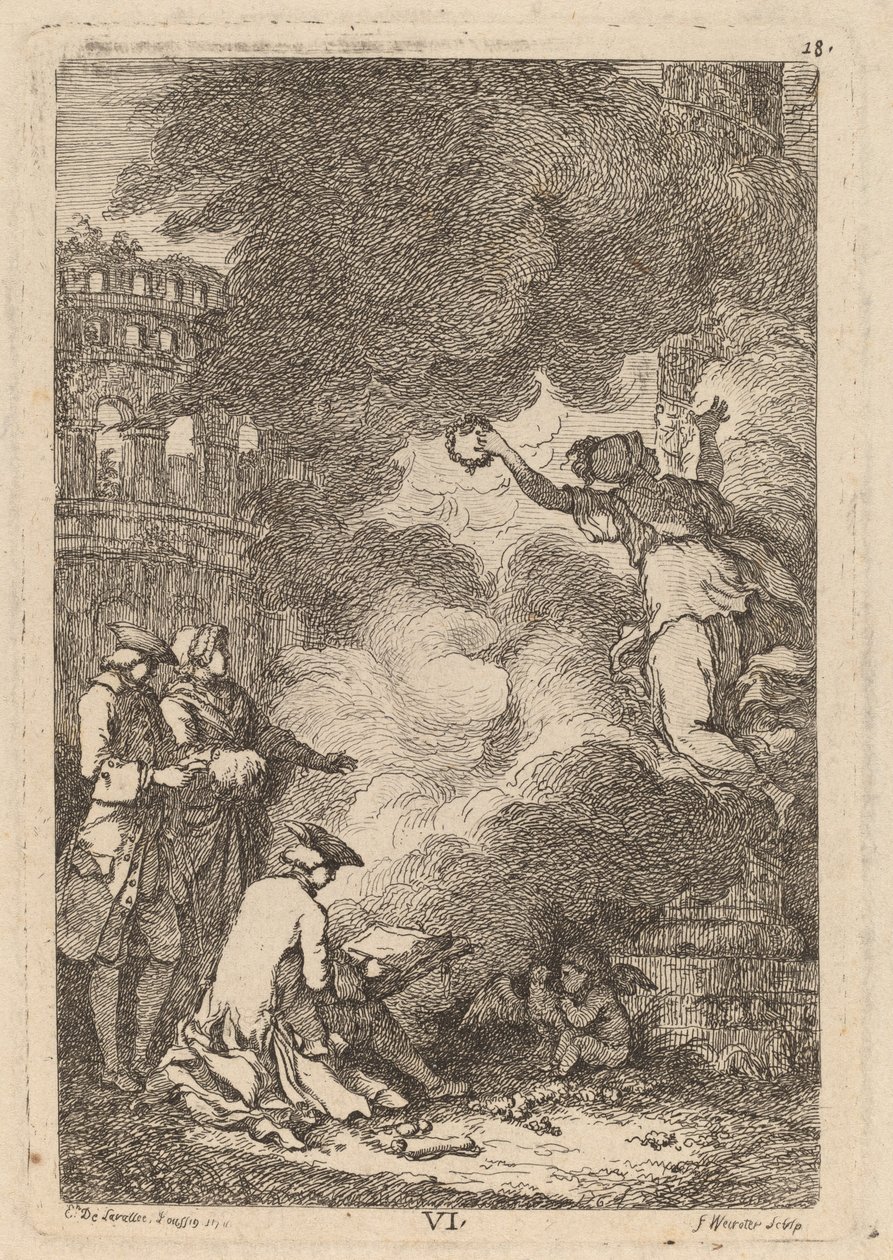A Rómába jövésben: pl. 6 alkotó: Franz Edmund Weirotter after Étienne de Lavallée Poussin