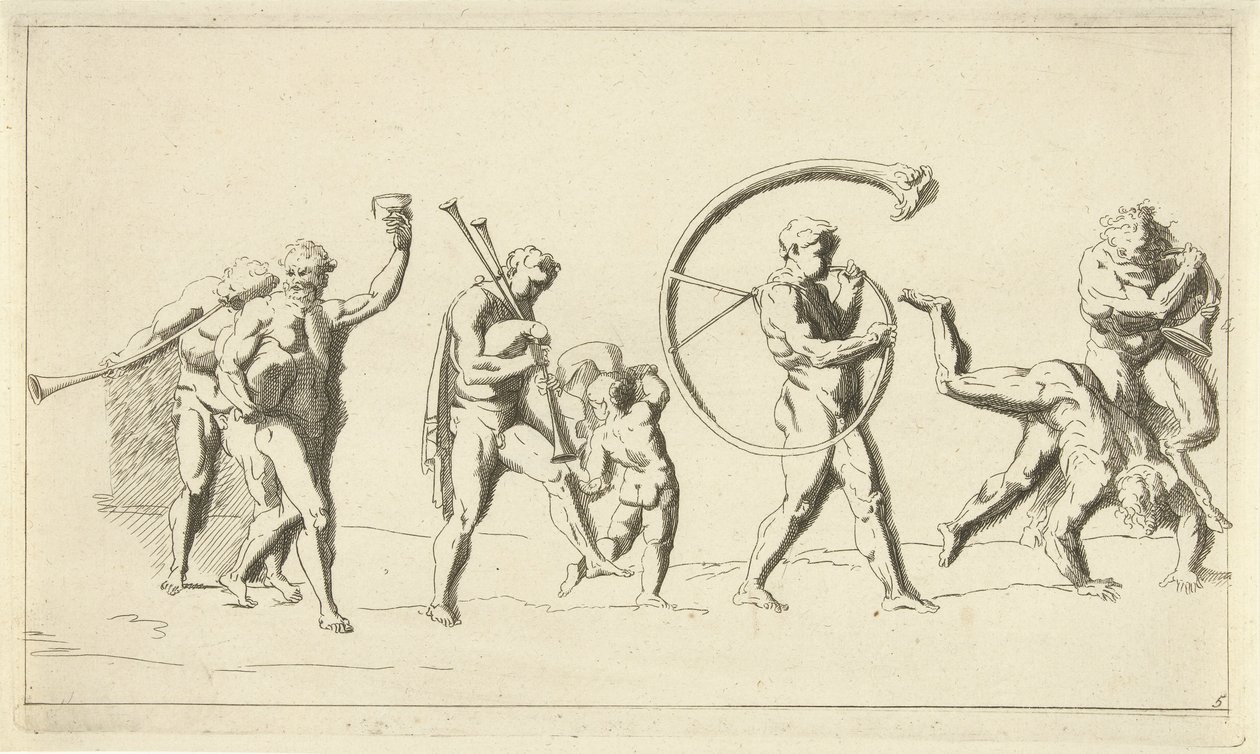 Bacchus diadalmenete alkotó: Franz Ertinger
