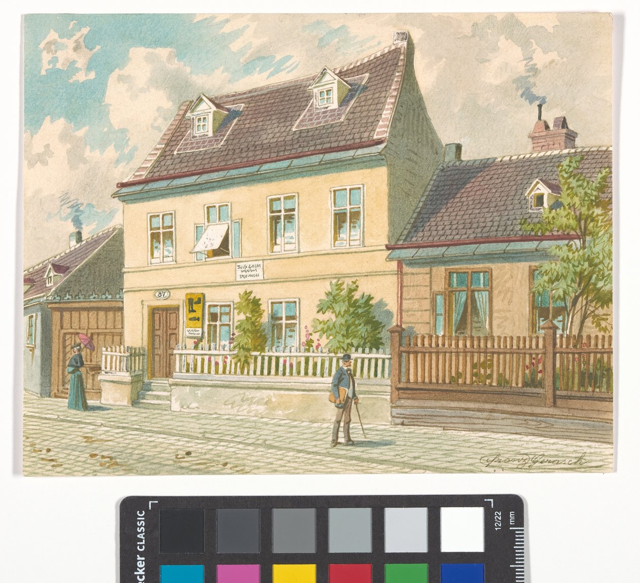 19. kerület, Gymnasiumstraße 87. - Josef Lanner lakó- és halálháza alkotó: Franz Gerasch