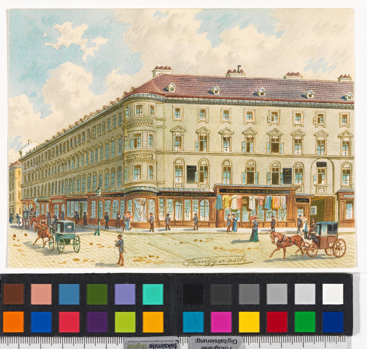 2., Taborstraße 15 – Johann Strauss idősebb lakóháza, alkotó: Franz Gerasch