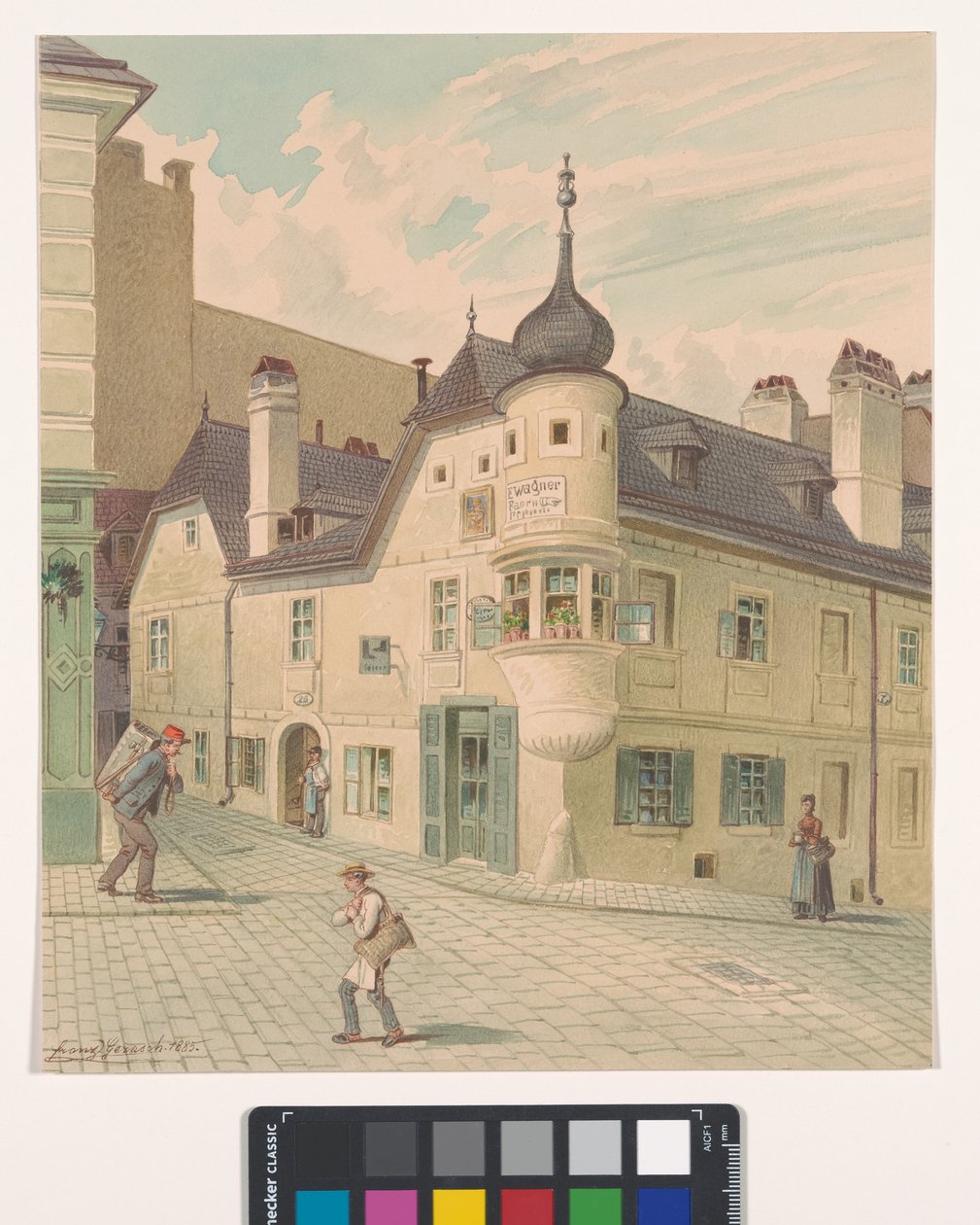 7., Faßziehergasse 2 / Gardegasse 3 – Fasszieherhaus alkotó: Franz Gerasch