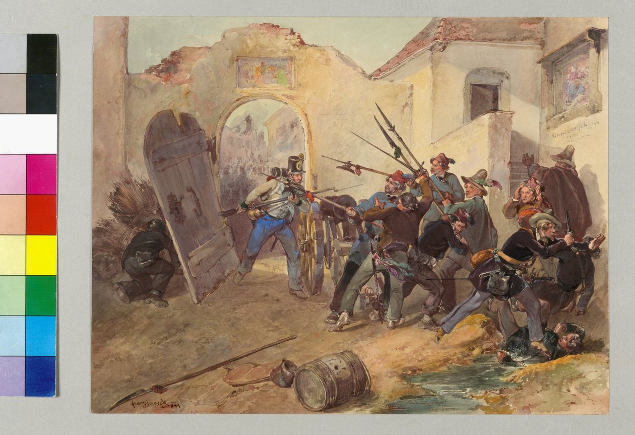 Olaszország 1848 alkotó: Franz Gerasch