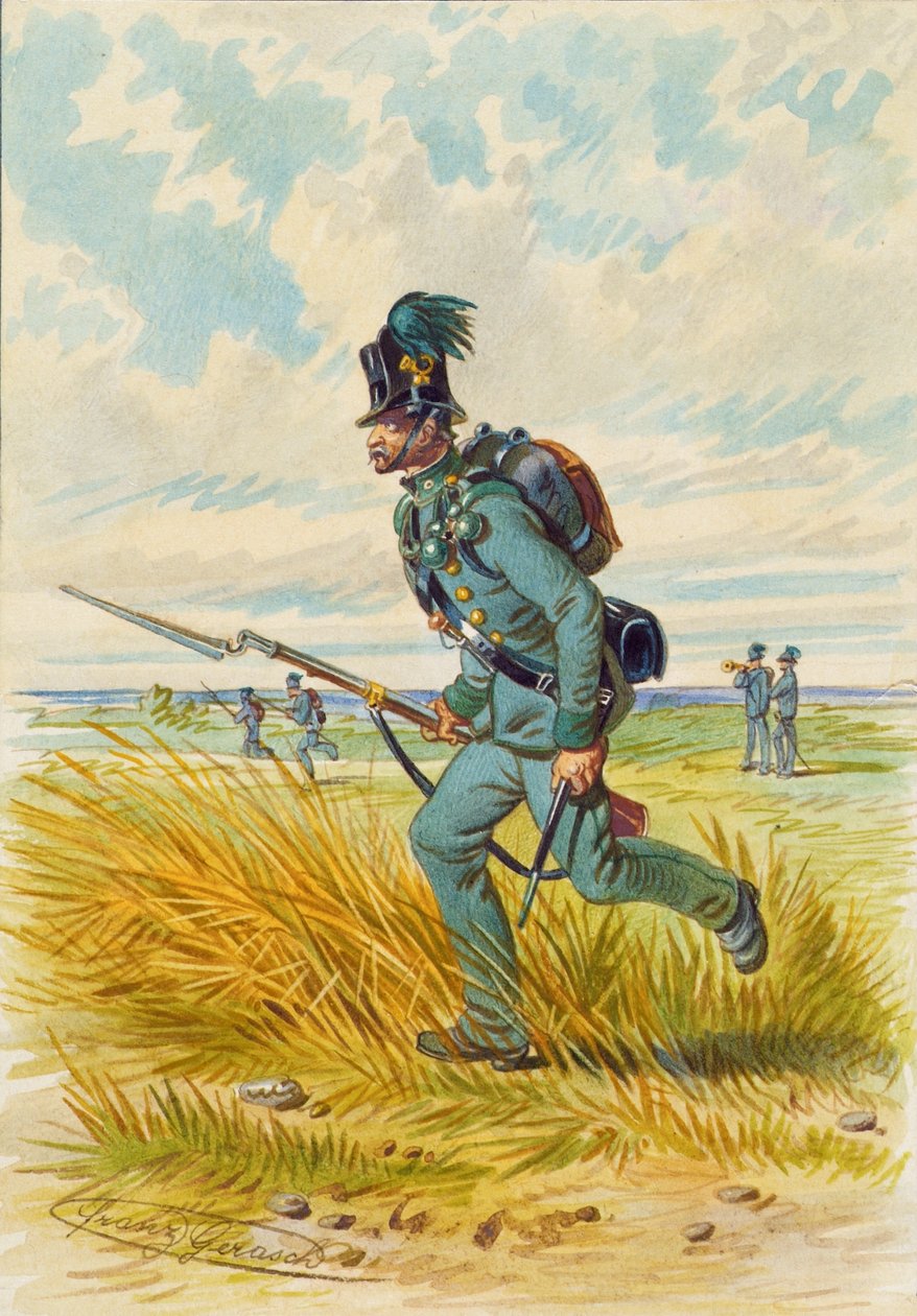 Szuronyos katona alkotó: Franz Gerasch