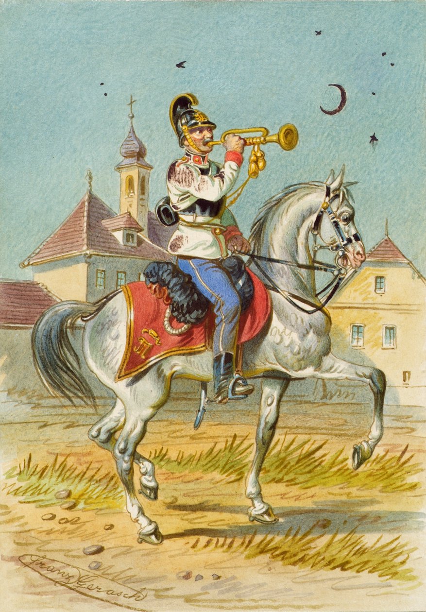 katona lóháton alkotó: Franz Gerasch