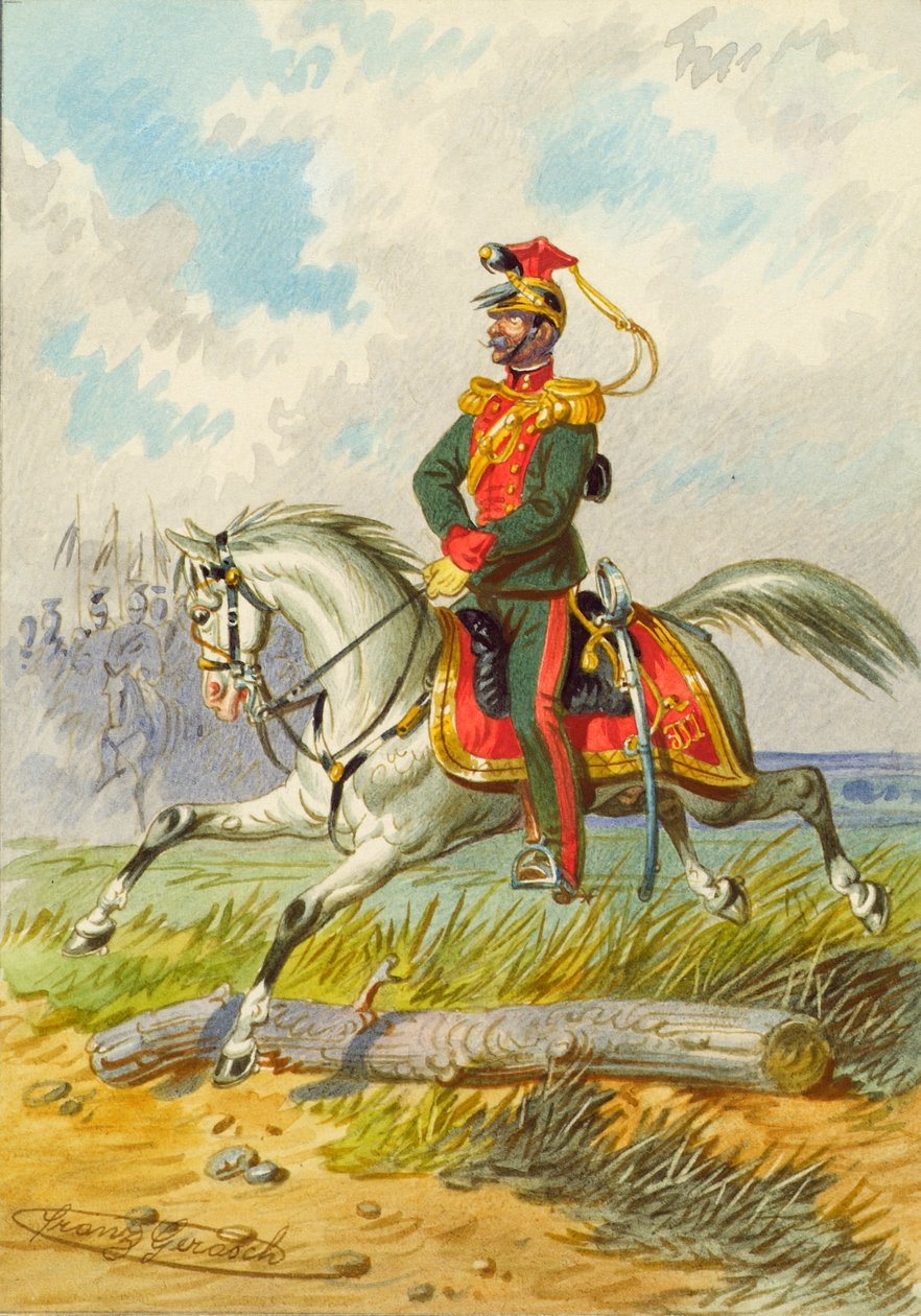katona lóháton alkotó: Franz Gerasch