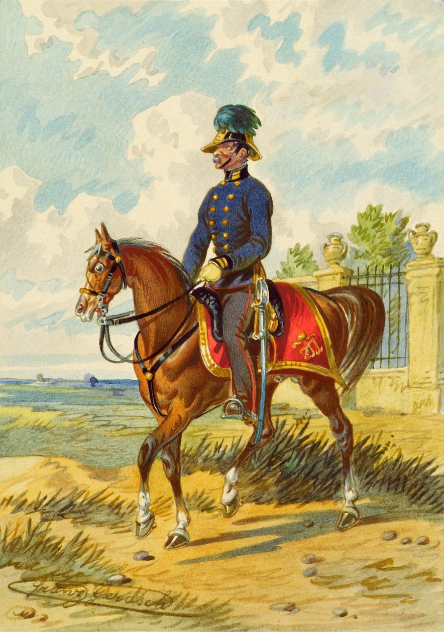 katona lóháton alkotó: Franz Gerasch