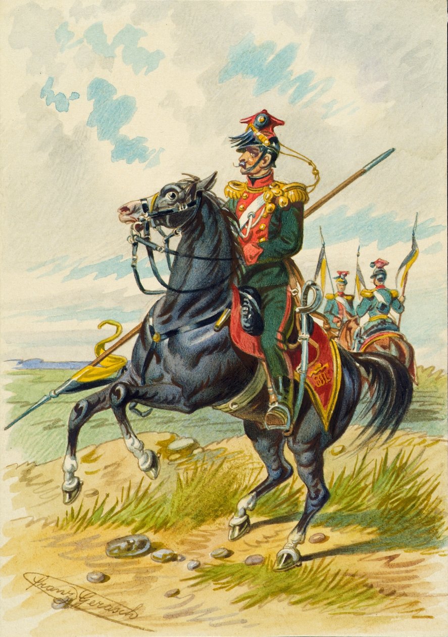 katona lóháton alkotó: Franz Gerasch