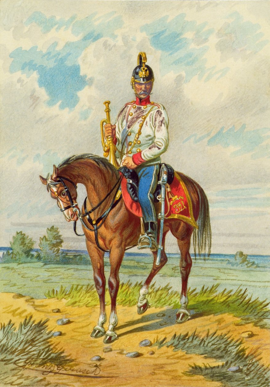 katona lóháton alkotó: Franz Gerasch