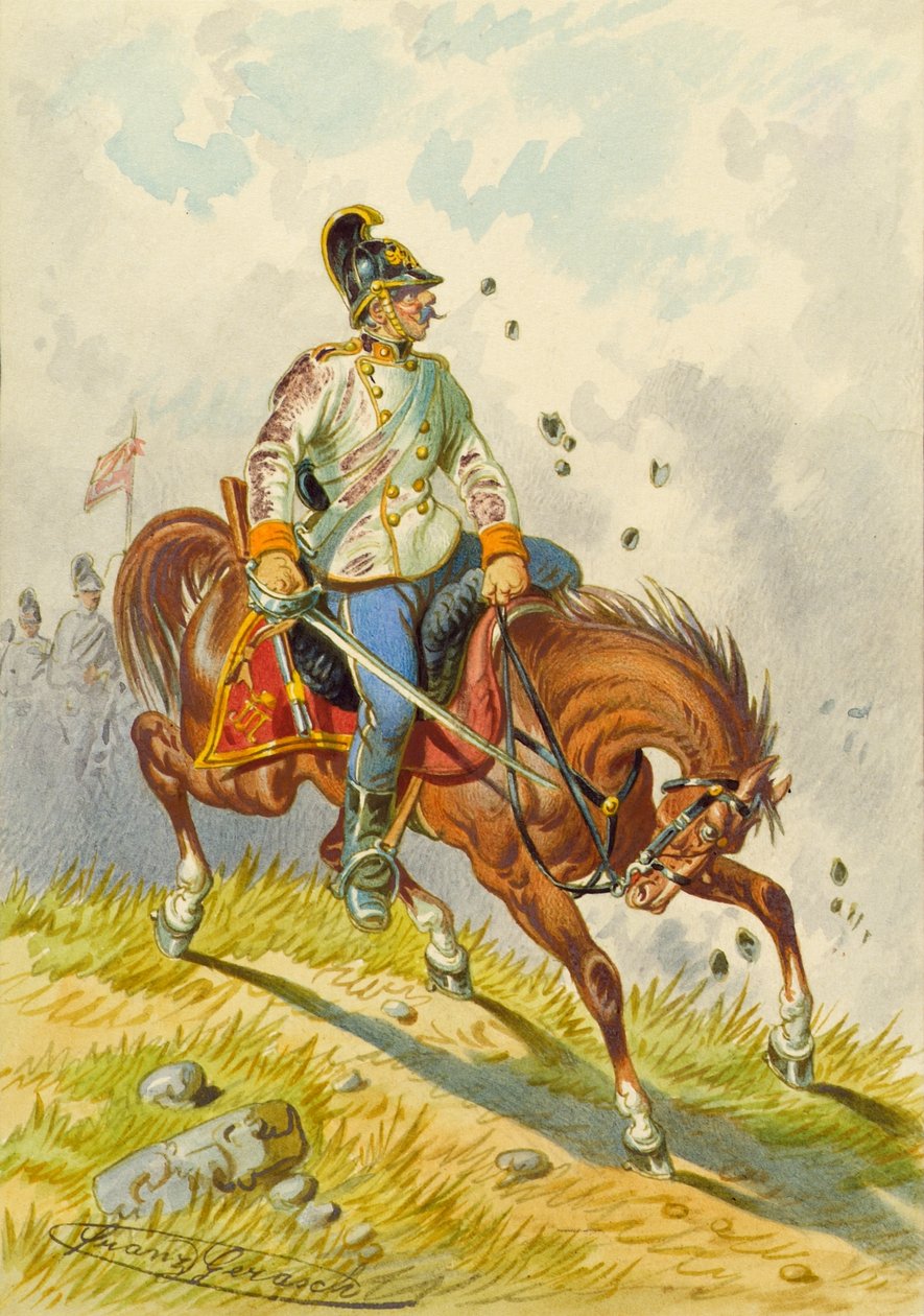 katona lóháton alkotó: Franz Gerasch