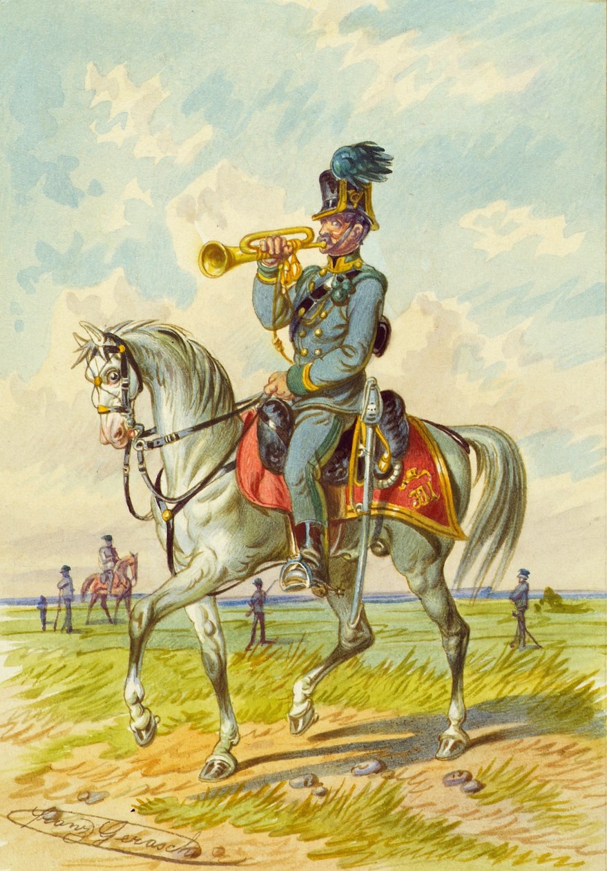 katona lóháton alkotó: Franz Gerasch