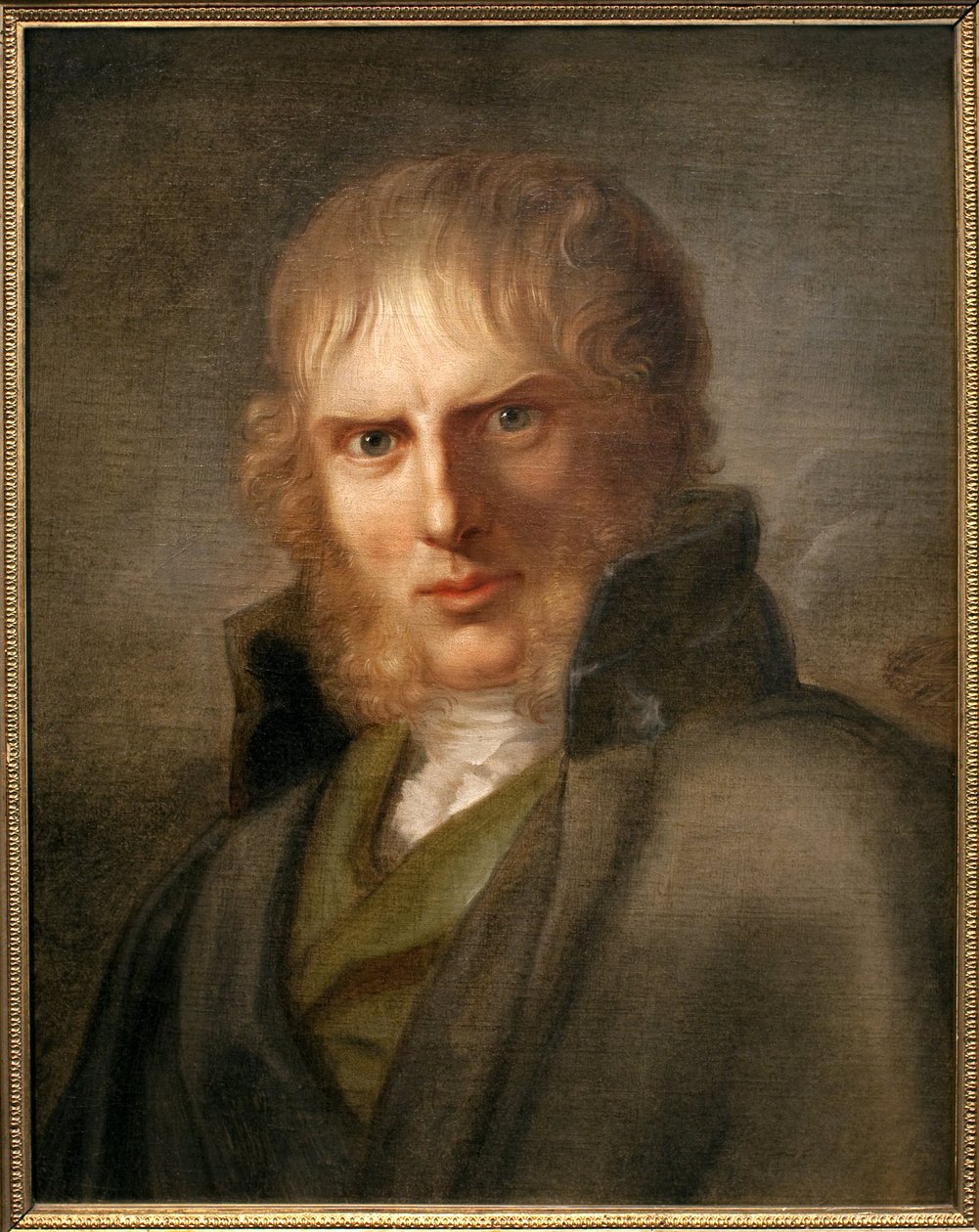 A festő Caspar David Friedrich (1774-1840). Gerhard von Kugelgen (1772-1820) festménye, olaj, vászon, 1810-1820 körül. német művészet alkotó: Franz Gerhard von Kugelgen