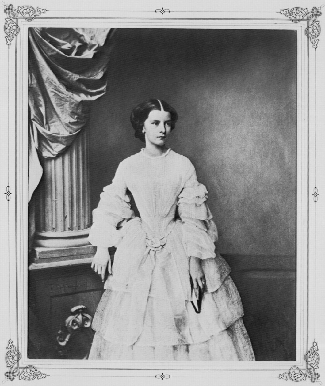 Erzsébet osztrák császárné, 1857 alkotó: Franz Hanfstaengl