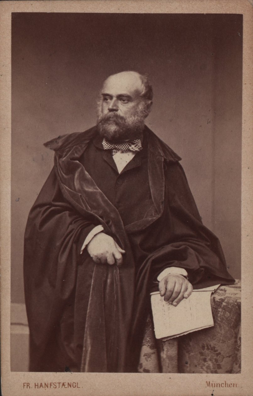 Adolph von Henselt zongoraművész és zeneszerző portréja 1814-1889, 1860 körül. alkotó: Franz Hanfstaengl