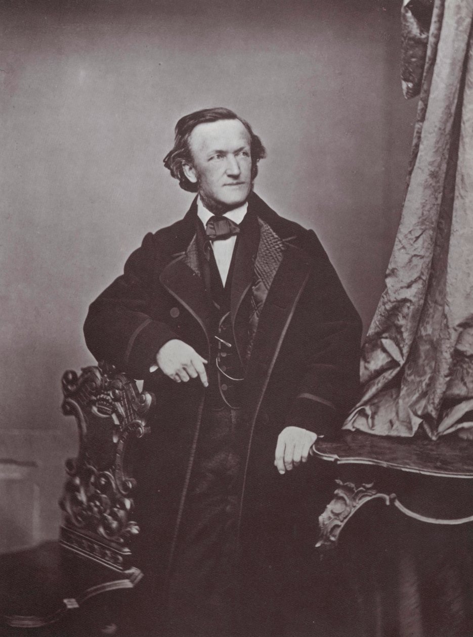 Richard Wagner német zeneszerző, 1860-as évek alkotó: Franz Hanfstaengl