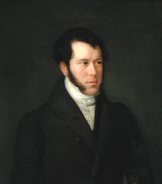 Gunther Gensler (1803-84) portréja, 1833 alkotó: Franz Heesche