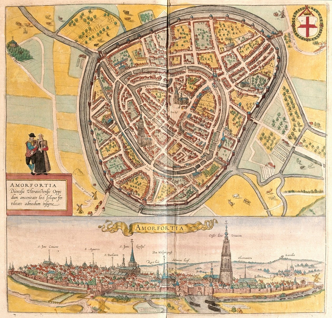Amersfoort, Hollandia alkotó: Franz Hogenberg