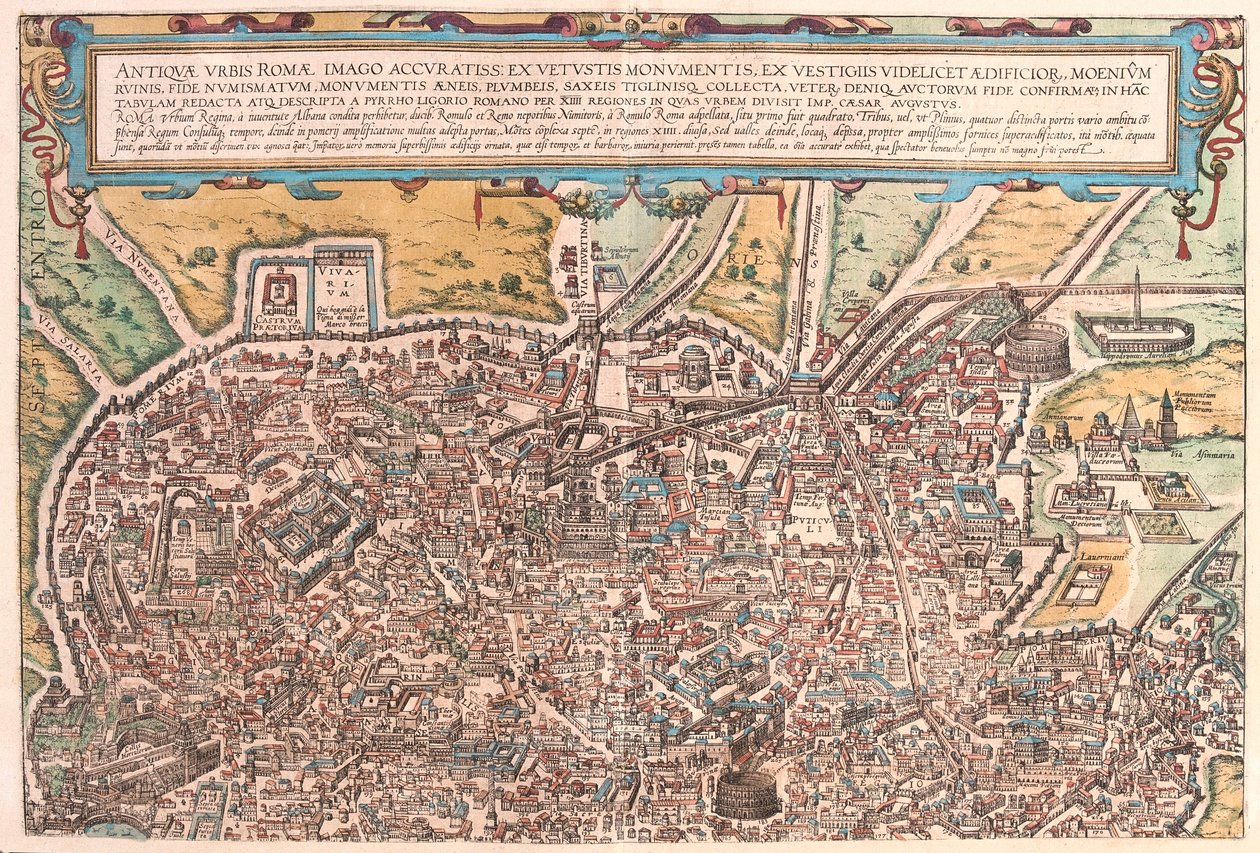 Ókori Róma, A rész, Olaszország (metszet alkotó: Franz Hogenberg