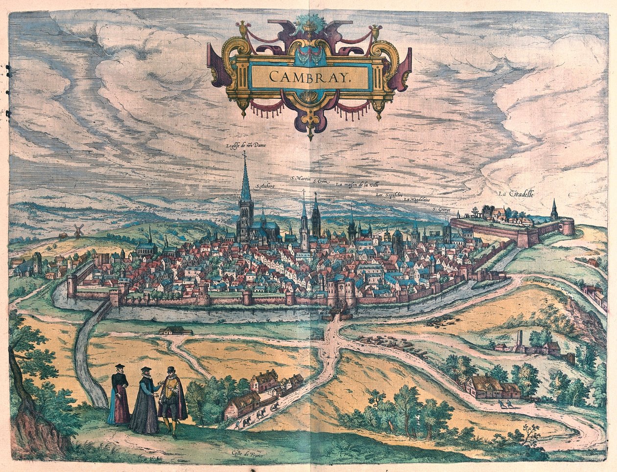Cambrai, Franciaország alkotó: Franz Hogenberg