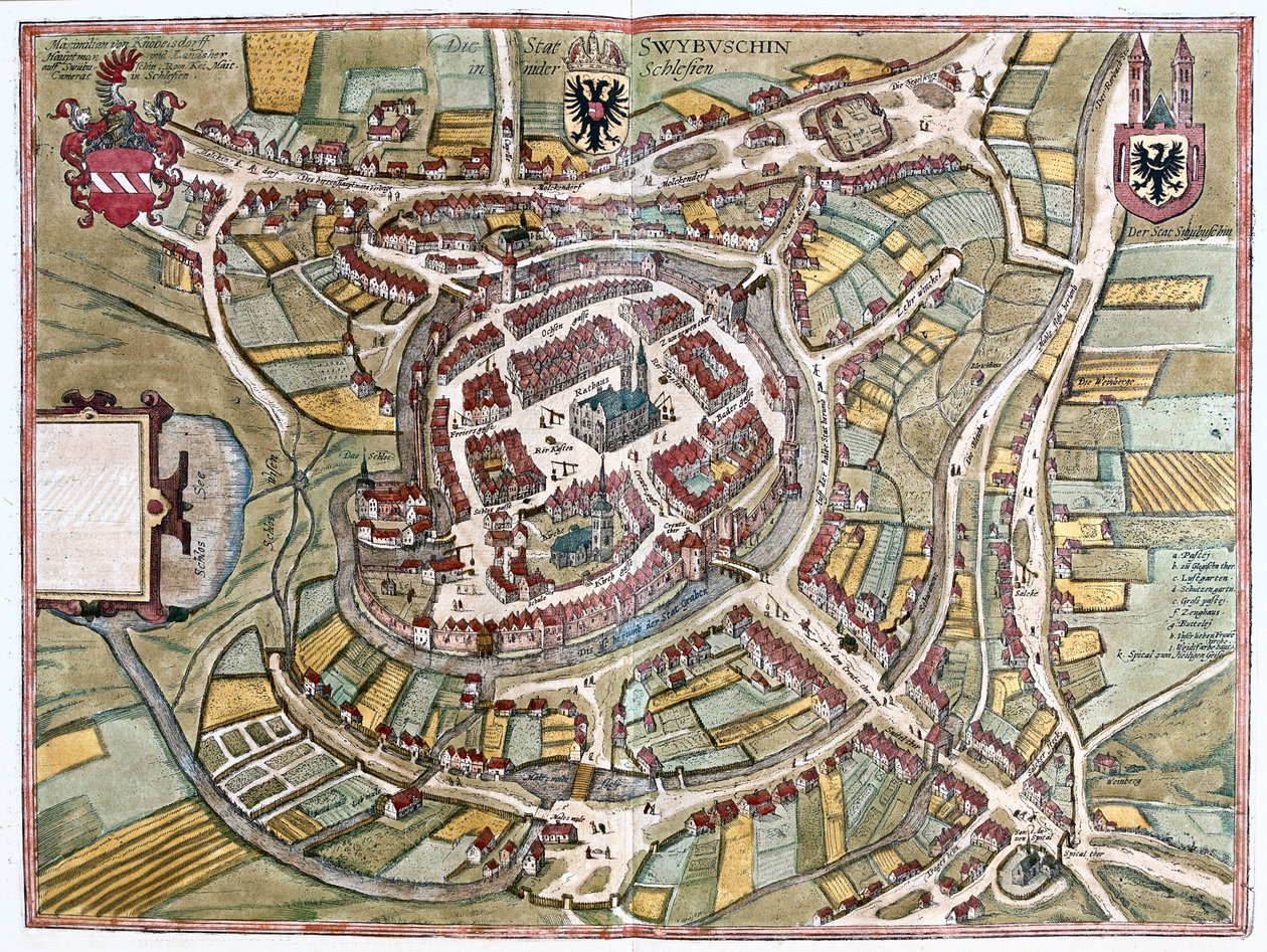 Swiebodzin, Lengyelország (metszet alkotó: Franz Hogenberg