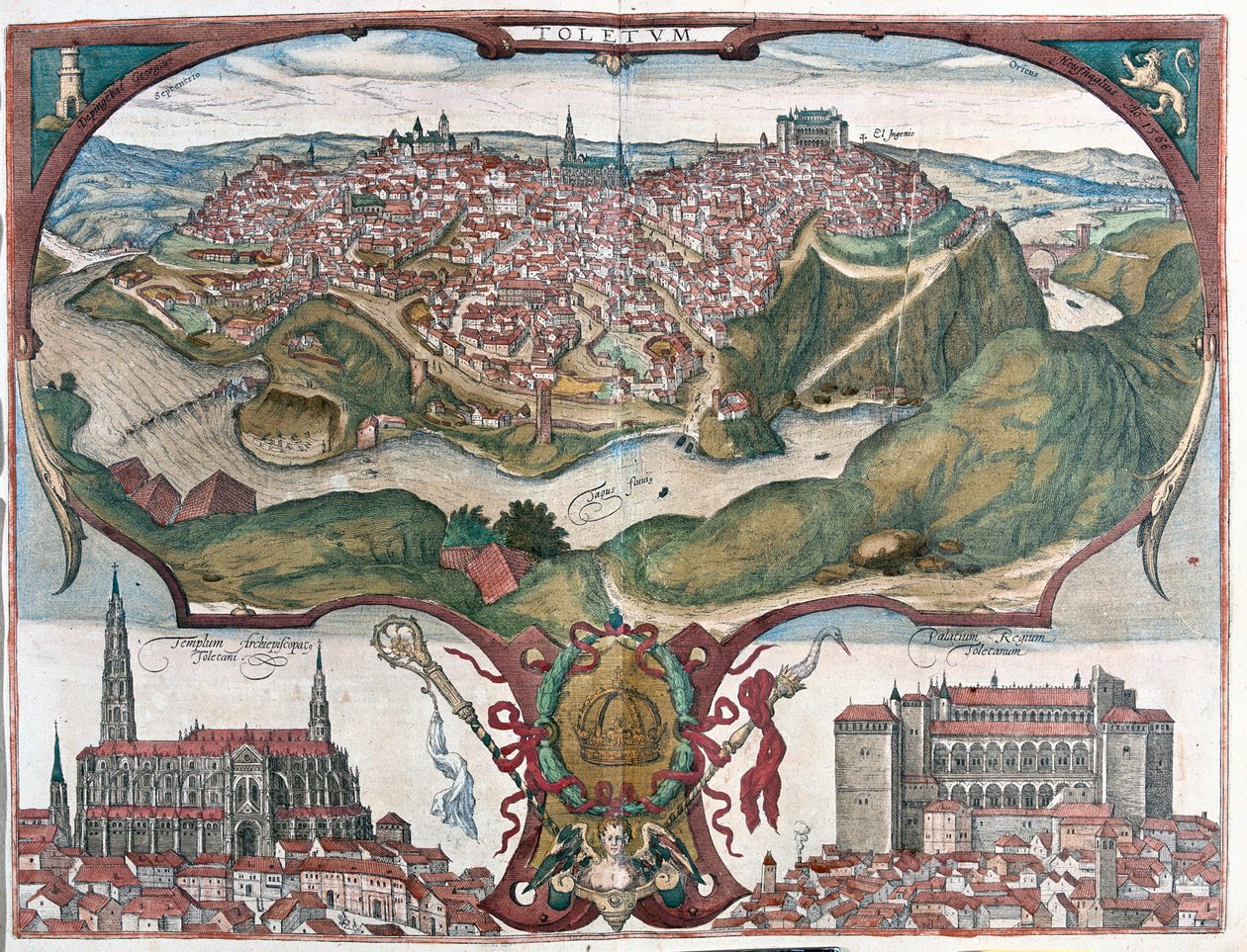 Toledo, Spanyolország alkotó: Franz Hogenberg