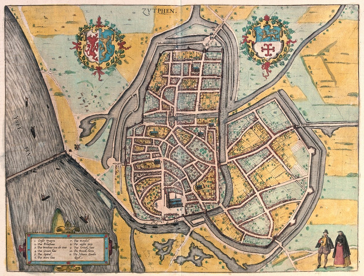 Zutphen, Hollandia (metszet alkotó: Franz Hogenberg