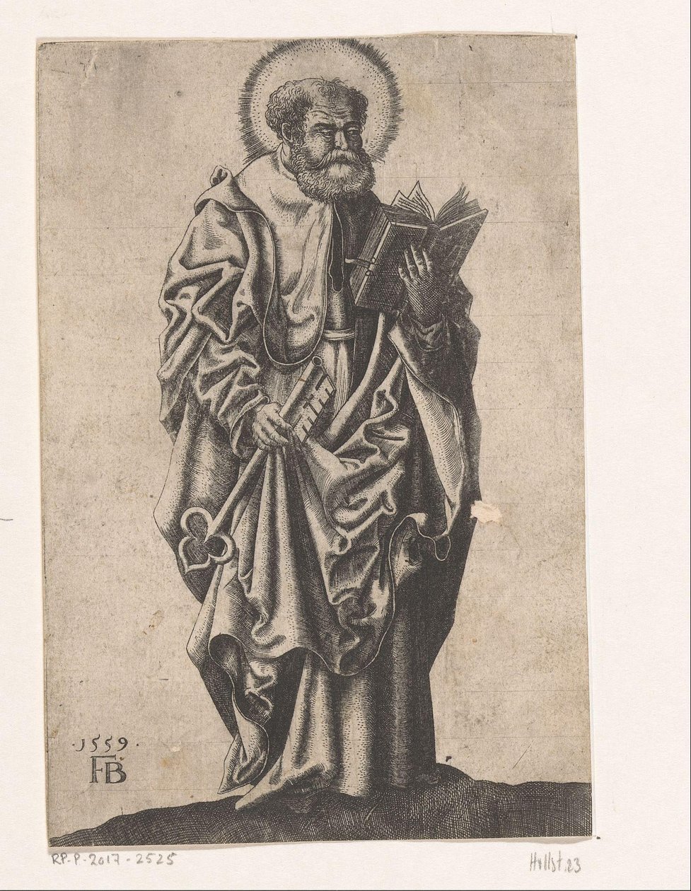 Szent Péter alkotó: Franz Isaac Brun