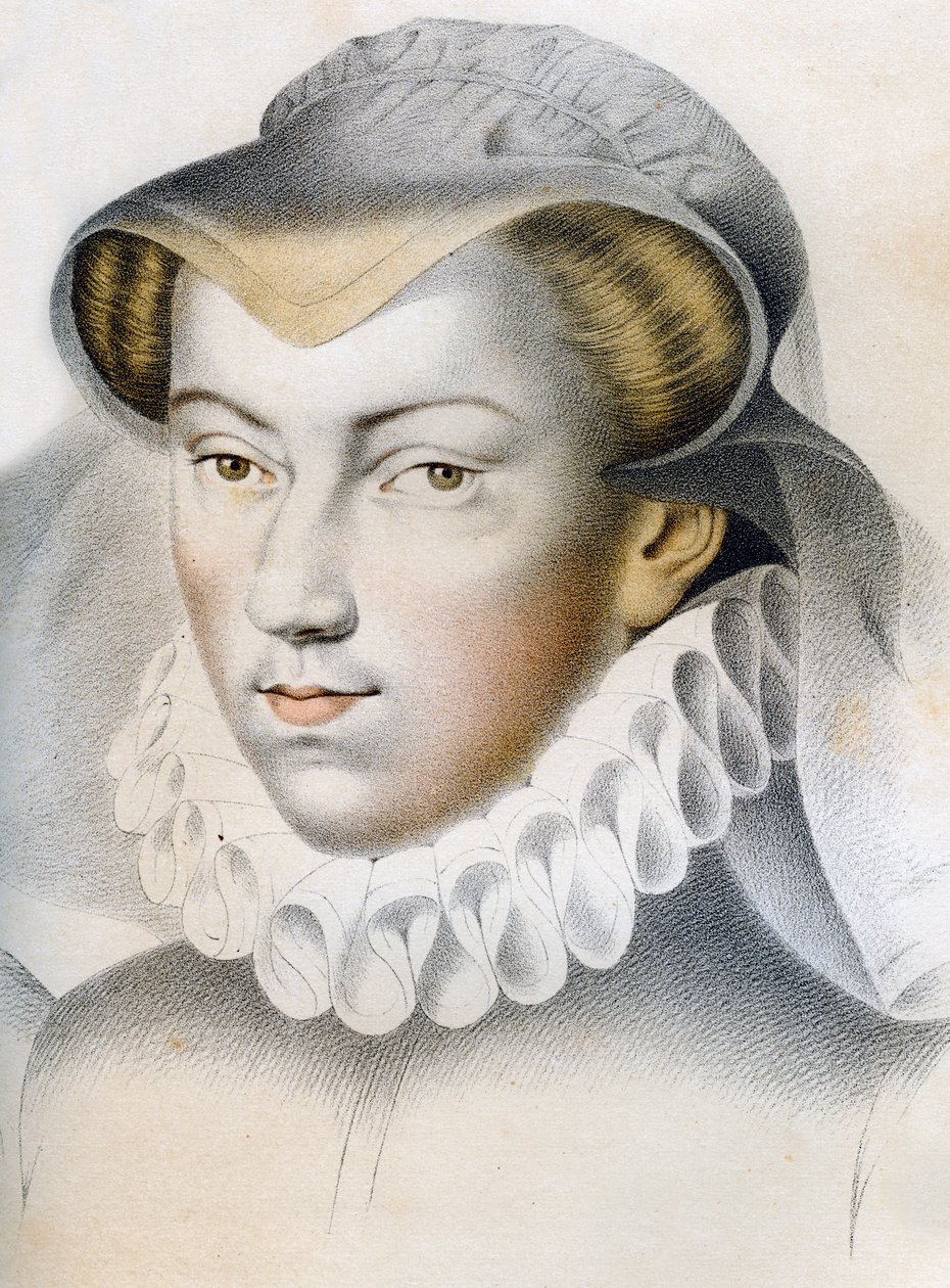 Louise de Lorraine-Vaudémont 1553-1601, 16. század 1849. alkotó: Franz Kellerhoven