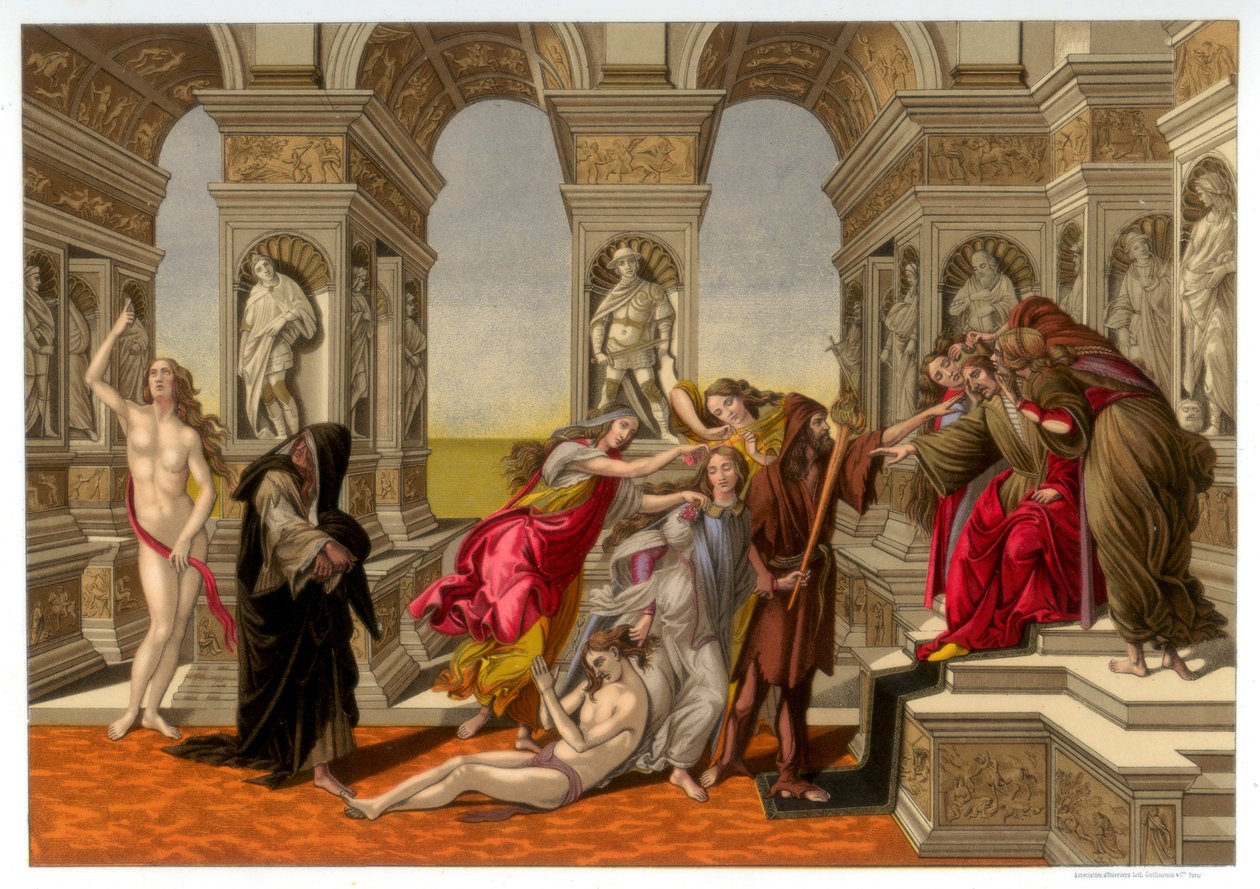 Apelles gyalázata, 1494-1495 1870 alkotó: Franz Kellerhoven