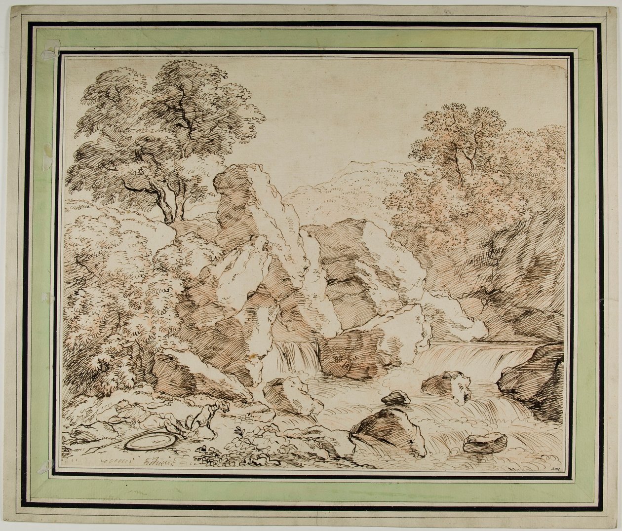 Harcos és kutyapihenő – Rocky Rapids alkotó: Franz Kobell