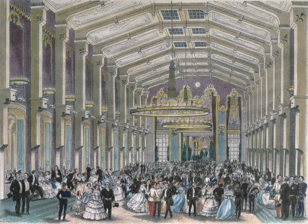 Sophien-Bad-Saal, udvari bál a bécsi Hofburg-palotában alkotó: Franz Kollarz
