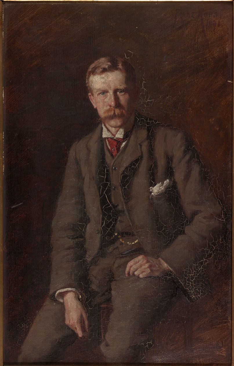 Henry Straker portréja, 1890 alkotó: Franz Kops