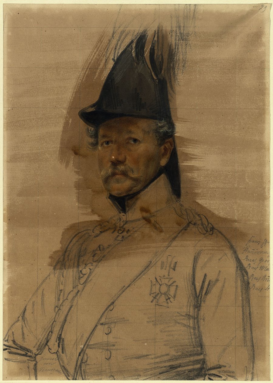 August Wilhelm von Neumann tábornok alkotó: Franz Krüger