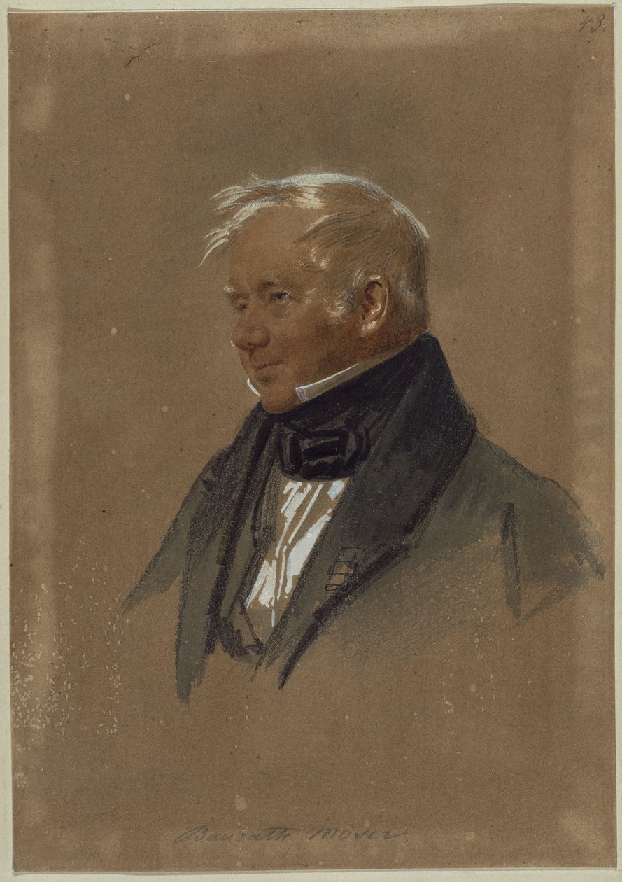 J. C. F. Moser alkotó: Franz Krüger
