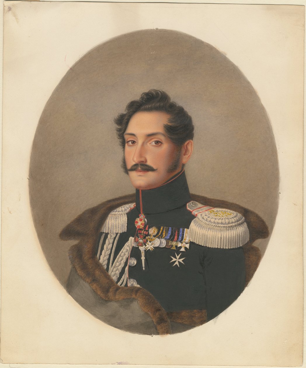 Alekszej Fjodorovics Orlov gróf portréja 1787-1862 alkotó: Franz Krüger