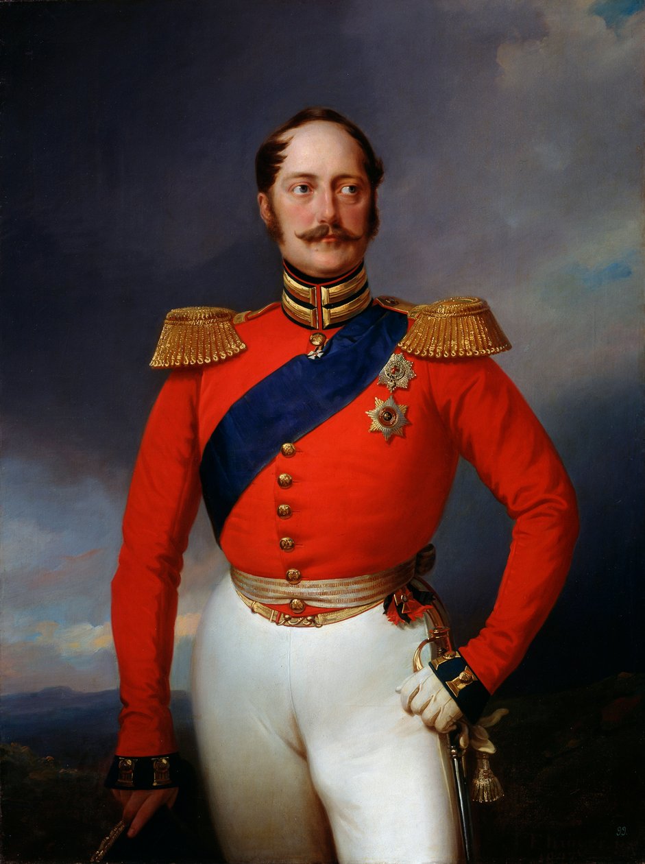 I. Miklós császár portréja, 1796-1855, 1847. alkotó: Franz Krüger