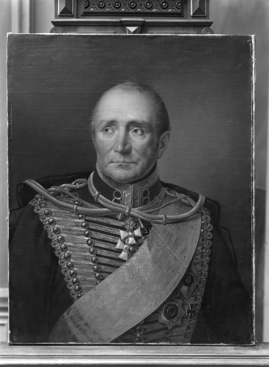 Von Zieten tábornok portréja alkotó: Franz Krüger