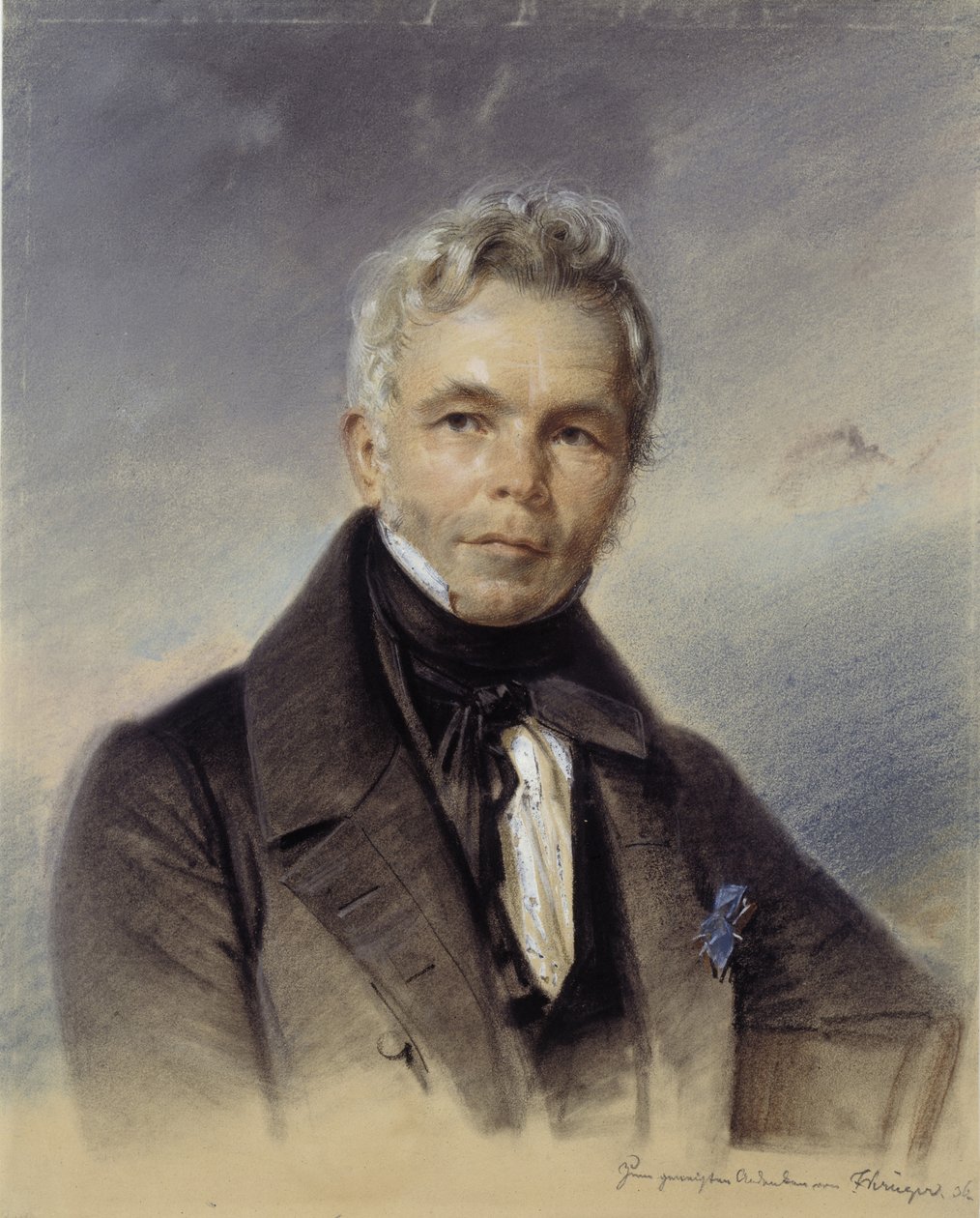 Karl Friedrich Schinkel portréja, 1836 alkotó: Franz Krüger