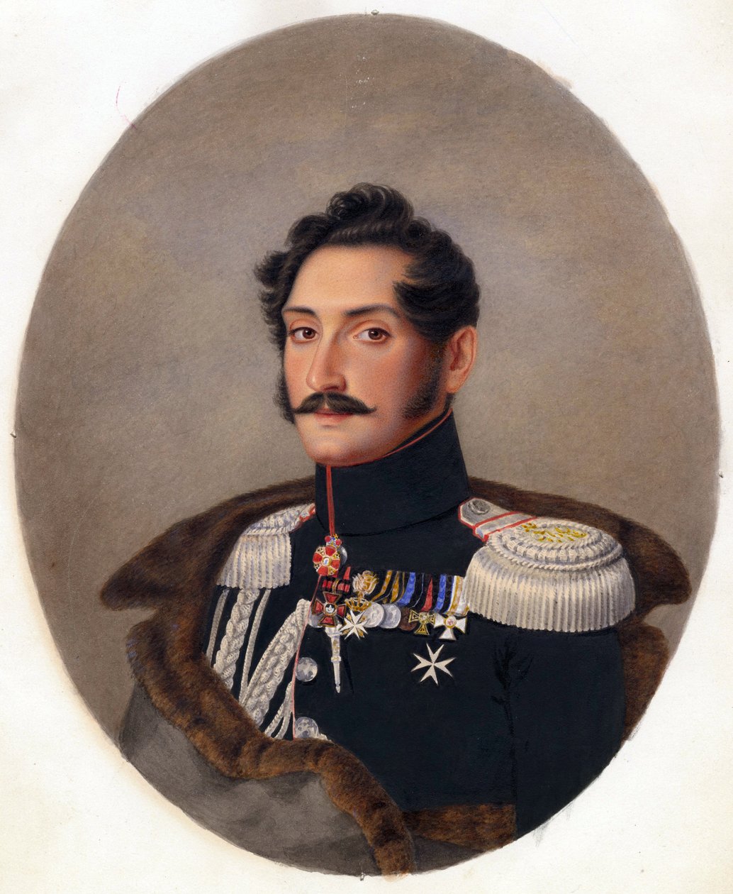 Alekszej Fjodorovics Orlov herceg portréja alkotó: Franz Krüger