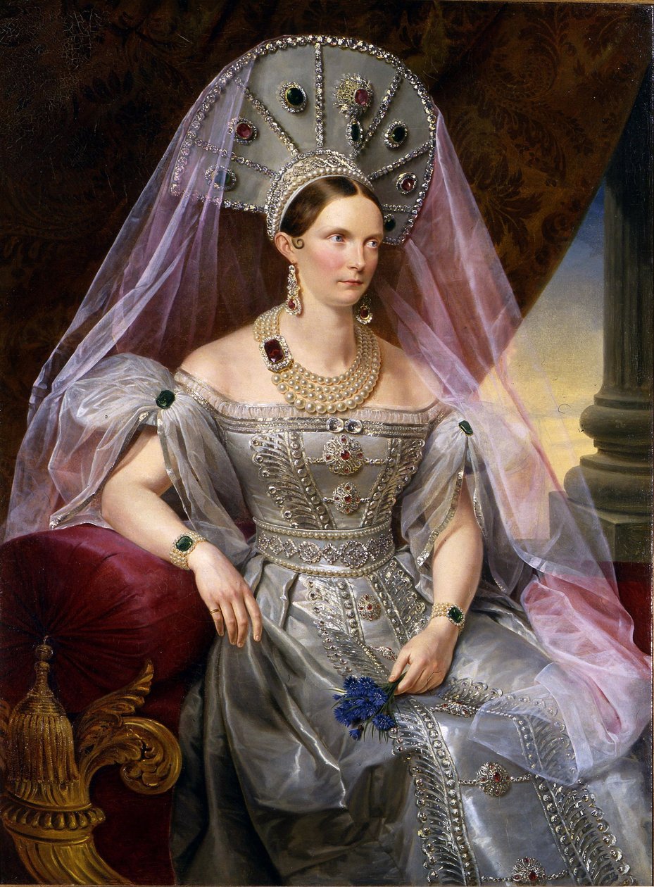 Alexandra Fjodorovna császárné portréja alkotó: Franz Krüger
