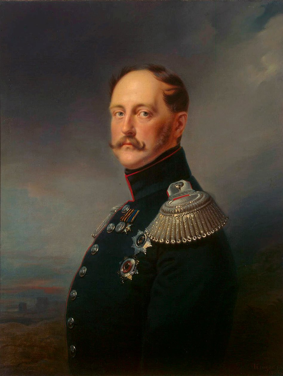 „I. Miklós császár portréja”, 1796-1855, 1852. alkotó: Franz Kruguer