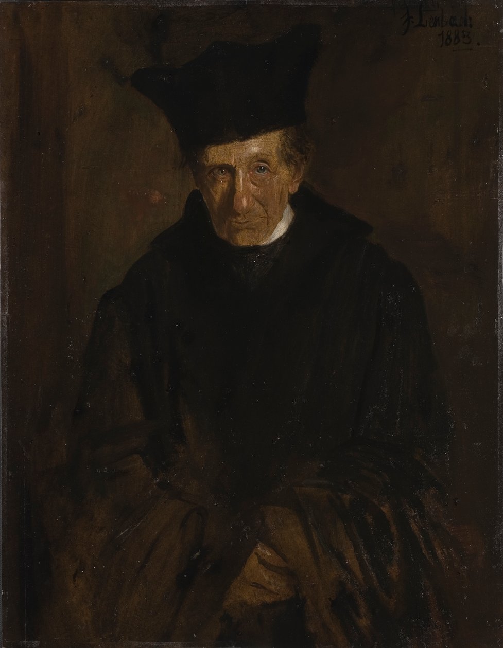 Ignaz von Dollinger portréja 1799-1890, 1883. alkotó: Franz von Lenbach