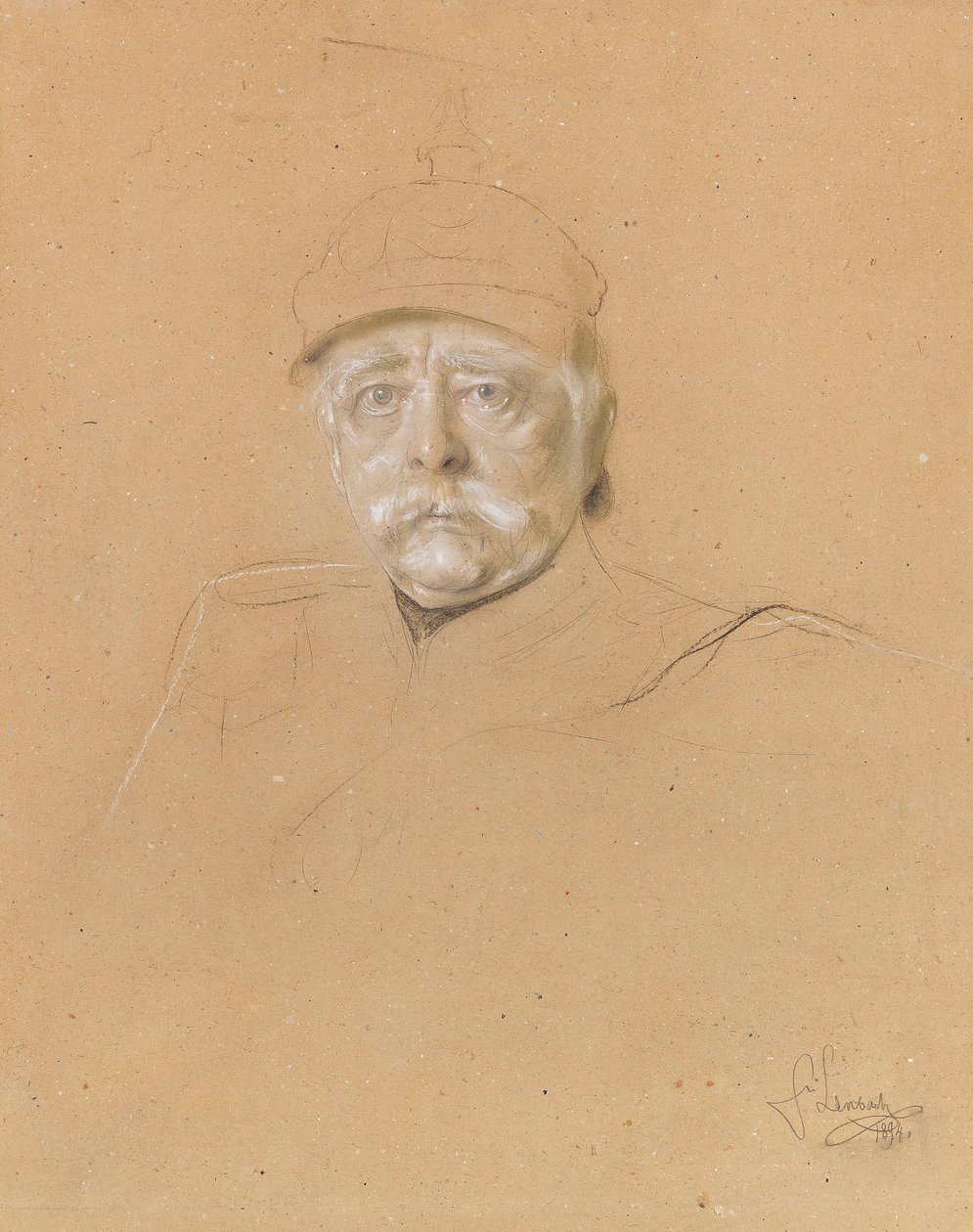 Otto von Bismarck portréja 1815-1898, 1894. alkotó: Franz von Lenbach