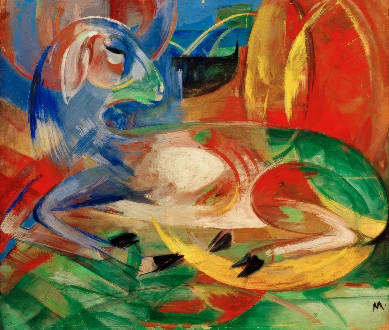 Kék bárány alkotó: Franz Marc