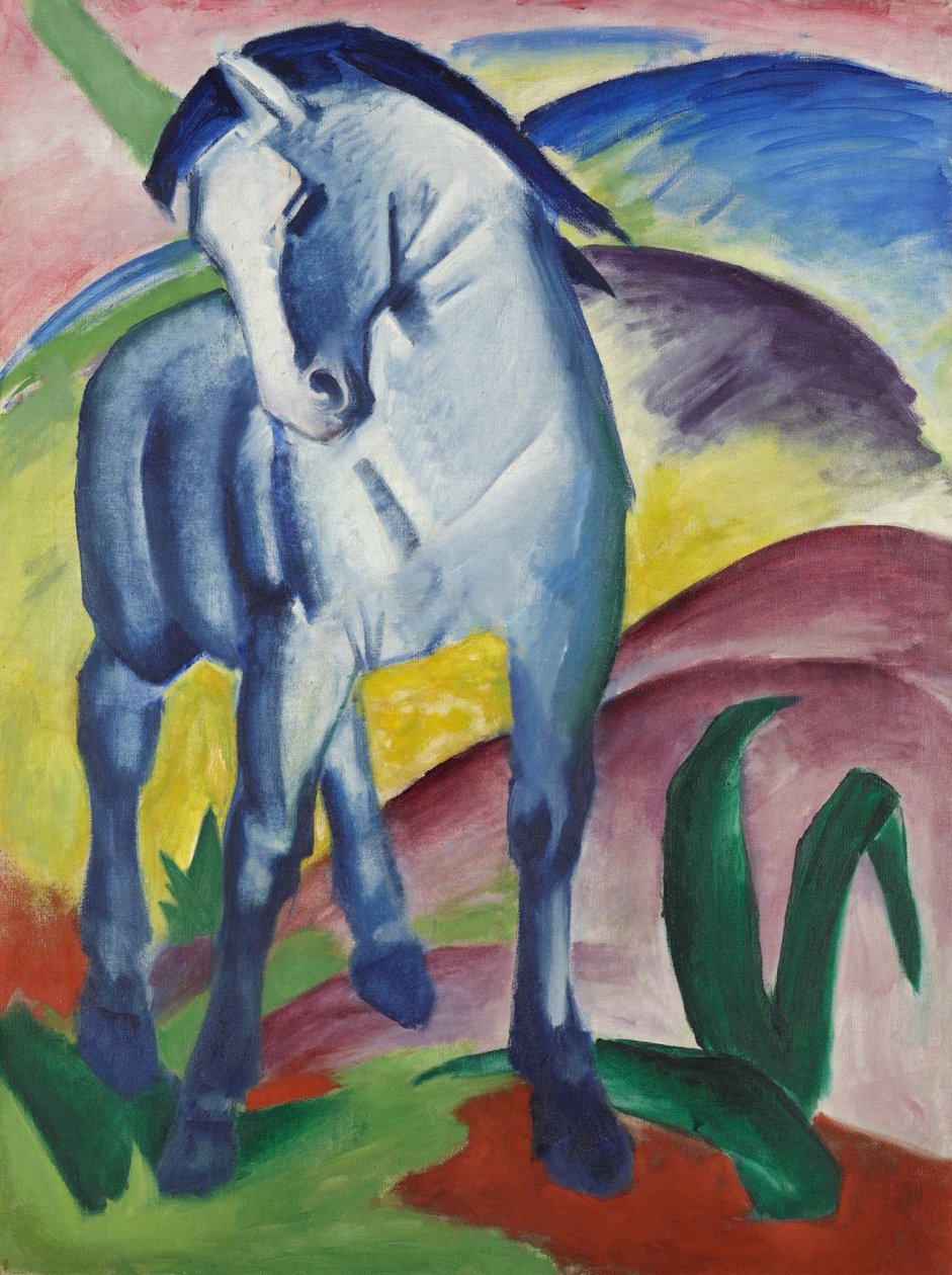 Kék ló I alkotó: Franz Marc