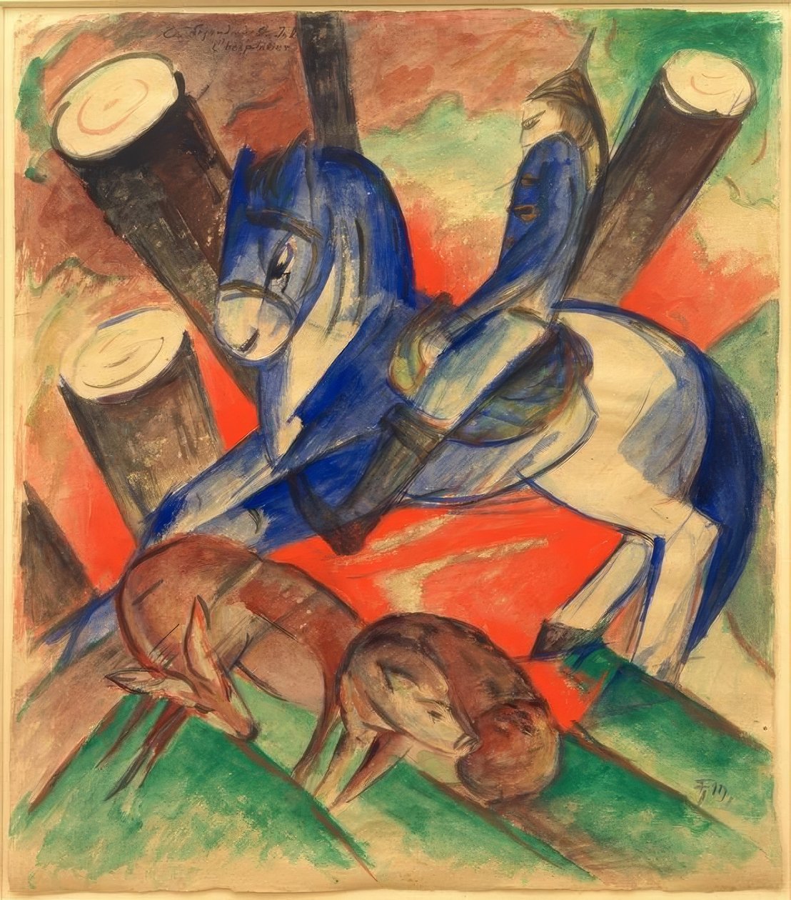 Szent Julián alkotó: Franz Marc