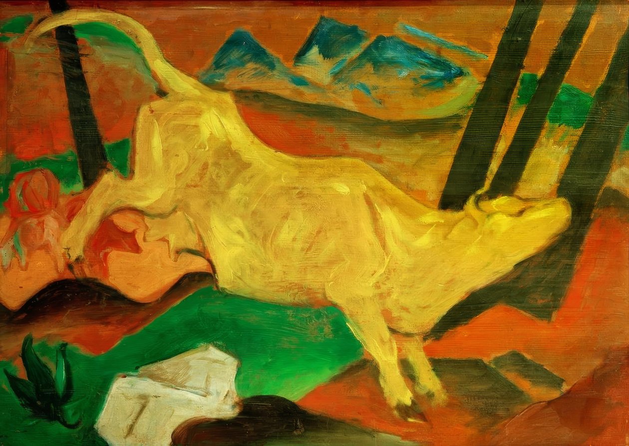 A sárga tehén alkotó: Franz Marc
